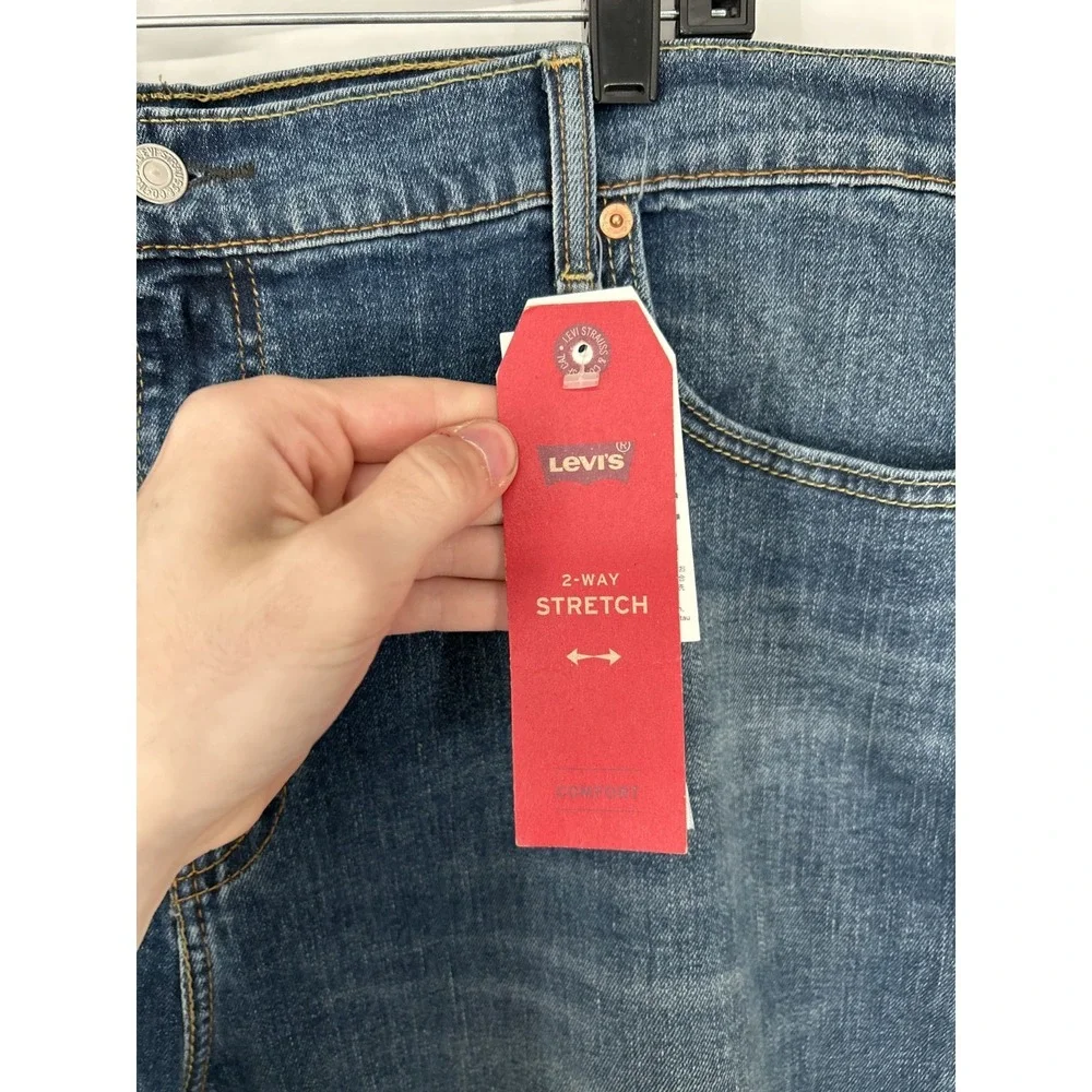 Levis 511 Slim Cutoff‎ Shorts Jorts 42 Medium Wash Denim Jean 11